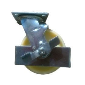   Ø 150 mm fékezhető támasztó, stabilizáló kerék fékkel targonca raklapemelő kerék poliamid futófelület