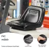 Univerzális traktorsülés PVC műbőr borítással, vízelvezető nyílásokkal és ülésérzékelő mikrokapcsolóval 160–340 mm rögzítési tartomány