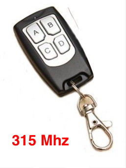 Geek315 Tartalék távirányító kulcstartó 315 MHz 4 funkciós