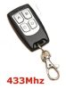 Geek433 Tartalék távirányító kulcstartó 433 MHz 4 funkciós