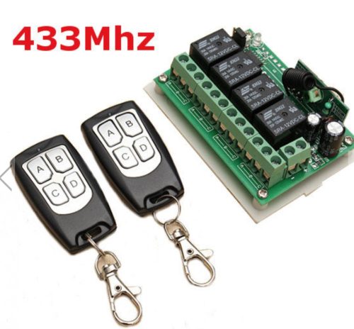 Geek433 Távirányító készlet 433 MHz 2 db távirányítóval. Garázsajtó, redőny, beléptető rendszer távvezérlő szett. A 2 db mellé továbbiak rendelhetők