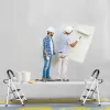 Teleszkópos alumínium munkaplatform 1,8–2,7 m 227 kg teherbírású állvány