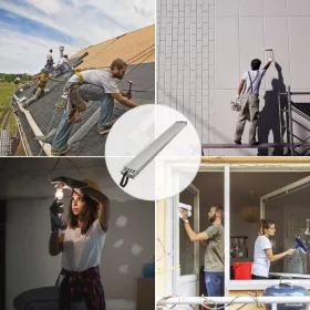   Teleszkópos alumínium munkaplatform 2,6–4,4 m200 kg teherbírású állvány
