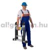 Teleszkópos, kétágú létra, ipari kivitel, aluminium rögzítő gyűrűvel, kinyitva 320 cm, összecsukva 82 cm magas. Multifunkciós, változtatható szárhosszú létra