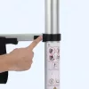 Teleszkópos összecsukható létra 260 cm alumínium létra 170 kg teherbírással