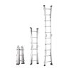 Teleszkópos A-keretű alumínium létra 5,1 méter 150 kg teherbírás