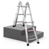 Teleszkópos A-keretű alumínium létra 5,1 méter 150 kg teherbírás