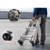 Teleszkópos A-keretű alumínium létra 5,1 méter 150 kg teherbírás