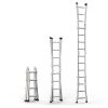 Teleszkópos A-keretű alumínium létra 4 méter 150 kg teherbírás