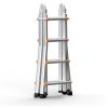 Teleszkópos A-keretű alumínium létra 4 méter 150 kg teherbírás
