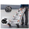 Teleszkópos A-keretű alumínium létra 4 méter 150 kg teherbírás