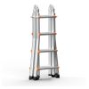 Teleszkópos A-keretű alumínium létra 4,67 m, 150 kg teherbírás