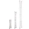 Teleszkópos A-keretű alumínium létra 6,23 m 150 kg teherbírás