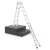 Teleszkópos A-keretű alumínium létra 6,23 m 150 kg teherbírás