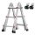 Teleszkópos A-keretű összecsukható létra 3,35 m alumínium létra 150 kg teherbírás