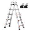 Teleszkópos A-keretű összecsukható létra 3,35 m alumínium létra 150 kg teherbírás