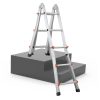 Teleszkópos A-keretű összecsukható létra 3,35 m alumínium létra 150 kg teherbírás