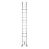 Teleszkópos létra 4985 mm összecsukható A-keretes rozsdamentes acél létra