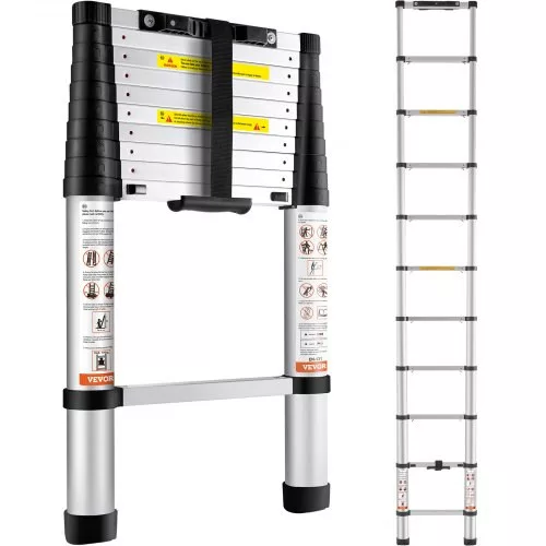 Teleszkópos alumínium összecsukható létra 3,2 méter 170 kg teherbírás
