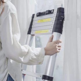   Teleszkópos alumínium összecsukható létra 3,2 méter 170 kg teherbírás