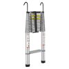 Teleszkópos alumínium összecsukható létra 5,54 méter 190 kg teherbírás