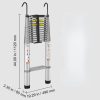 Teleszkópos alumínium összecsukható létra 5,54 méter 190 kg teherbírás