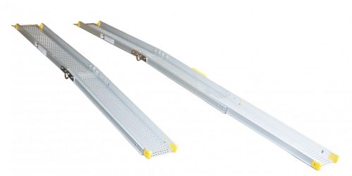 Teleszkópos rámpa 100-195-273 cm szétnyitható és még szét is húzható 1 db összetolható rámpa 135 kg/db teherbírás