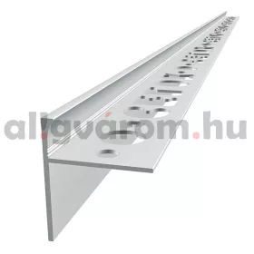 OX Terrace teraszszegély ezüst szálcsiszolt vízvető profil erkély balkon terasz 2500 mm 13 mm terasz
