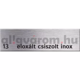 OX Terrace teraszszegély ezüst szálcsiszolt vízvető profil erkély balkon terasz 2500 mm 13 mm terasz