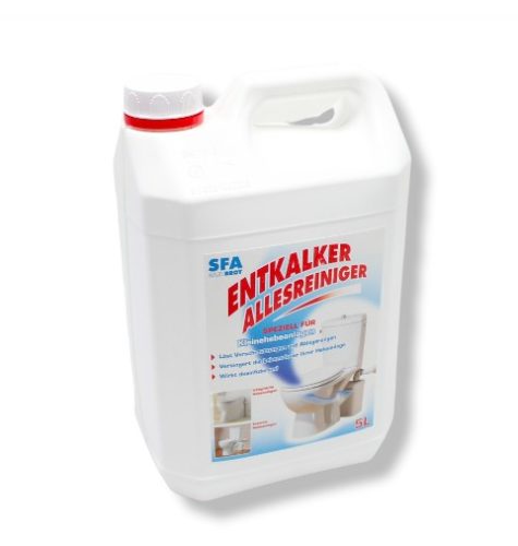 Tisztítószer darálós szennyvíz szivattyú WC átemelő pumpa számára 5 liter 5 alkalomra elegendő