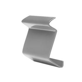 Mini teraszszegély toldóelem vízvető profil erkély balkon terasz 20 mm túllógás szürke