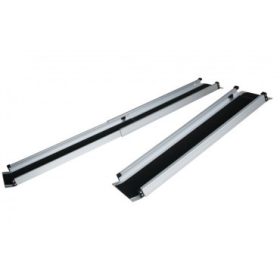   Mobil rámpa 100-183 cm 1 db széthúzható összetolható teleszkópos motor, kerekesszék számára 135 kg/db 270 kg/pár teherbírás. 