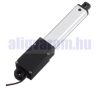 Tolómotor 100 mm löket 15 mm/s 64 N terhelés 12V kisméretű aktuátor pozicionáló motor Mini emelő szerkezet