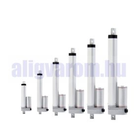   Tolómotor 150 mm löket 15 mm/s 600 N 60 kg terhelésig 12V ablaknyitó pozicionáló motor Lineáris aktuátor emelő szerkezet tolattyú