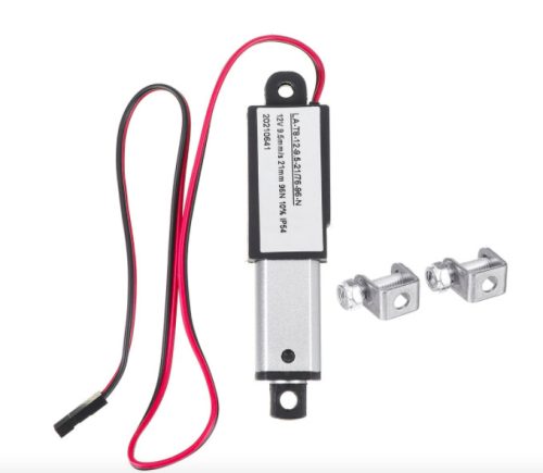 Tolómotor 21 mm löket 7 mm/s 128 N terhelés 6V kisméretű aktuátor pozicionáló motor Mini emelő szerkezet