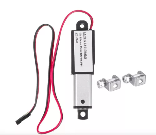 Tolómotor 21 mm löket 50 mm/s 19,2N terhelés 6V kisméretű aktuátor pozicionáló motor Mini emelő szerkezet