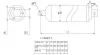 Tolómotor 800 mm löket 75 mm/s 100 N 10 kg terhelésig 24V ablaknyitó pozicionáló motor 