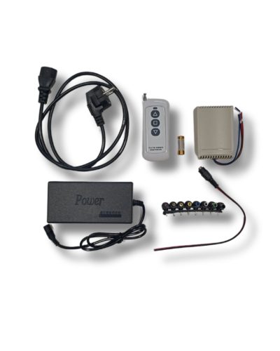 Vezeték nélküli tolómotor vezérlés és tápegység 12/24V Lineáris aktuátor/ablaknyitó motorhoz 