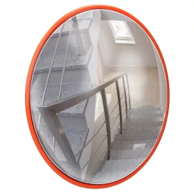   Közlekedési tükör biztonsági forgalmi megfigyelő Ø60 cm forgatható tartóval kör alakú ipari kivitel