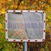 Közlekedési tükör biztonsági forgalmi megfigyelő tükör téglalap alakú 60x80 cm fényvisszaverővel ipari kivitel