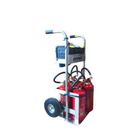   Tűzoltó palack szállító kézikocsi Tűzoltó készülék és más palack szállítására szolgáló szervizkocsi