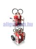 Tűzoltó palack szállító kézikocsi Tűzoltó készülék és más palack szállítására szolgáló szervizkocsi