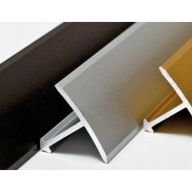   AV T profil burkolatváltó ezüst eloxált 16x900 26x900 utólag beépíthető alumínium profil