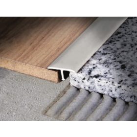   OX 14x2500 T profil burkolatváltó utólag betehető beépíthető alumínium 14 mm széles 2500 mm hosszú