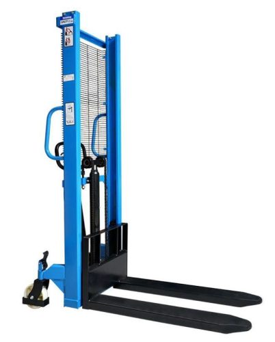 Magasemelésű raklapemelő targonca 1500 kg nagy teherbírás 1600 mm másfél tonnás csak 2080 mm építési magasság 