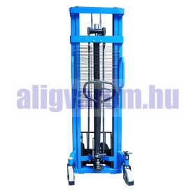   Magasemelésű raklapmozgató targonca 1500 kg nagy teherbírású 3000 mm emelési magasság 2090 mm építési magasság 1,5 tonna