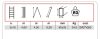 Üvegszálas szigetelt létra, kombinálható kétrészes 2x16 fok, 4,6m magas, csúszókerekekkel