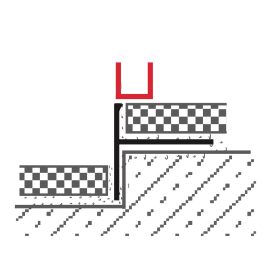   OX Zuhanykabin üveg tartóprofil 8-10 mm 2500 mm eloxált alu ezüst üvegrögzítő sín épített zuhanykabin 