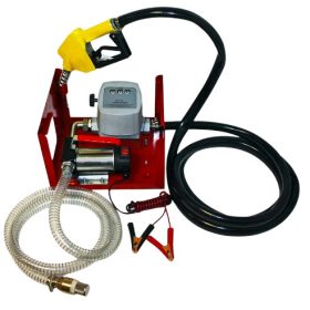   Üzemanyag töltő állomás, kút, szivattyú 12V DC gázolaj, biodízel, dízel, diesel kút pumpa + automata töltő pisztoly. 40 liter/perc