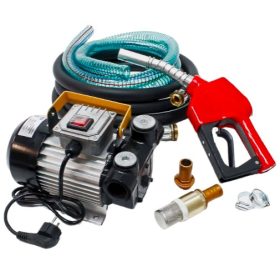   Üzemanyag töltő szivattyú állomás 230V kézi töltő pisztoly gázolaj kút dízel töltőállomás 60 l/min